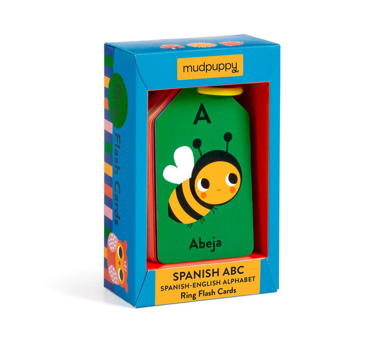 Flashcard Ring Spanish-English ABC