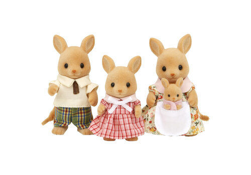 Calico Critters Hopper Kangaroo Family