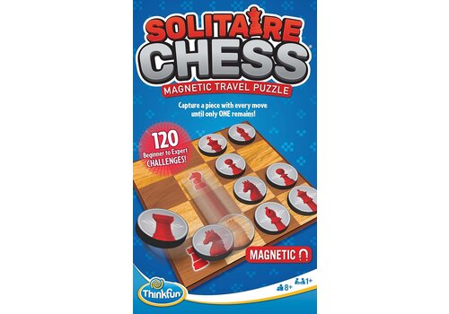 Think Fun Solitaire Chess Magnetic Travel Puzzle