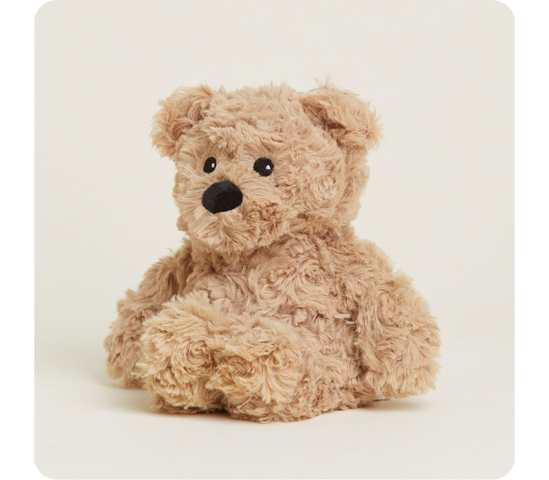Brown Curly Bear Warmie Junior
