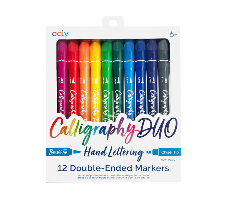 Calligraphy Duo: Double-Ended Markers