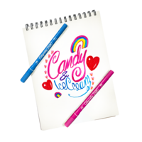 Calligraphy Duo: Double-Ended Markers