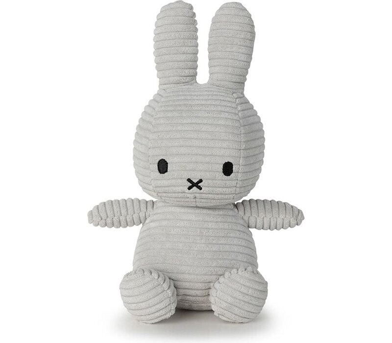Miffy Corduroy: 9" Soft Grey