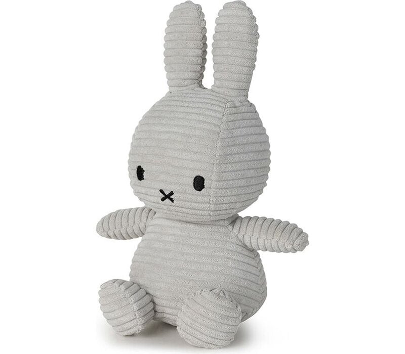 Miffy Corduroy: 9" Soft Grey