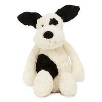 Bashful Black & Cream Puppy