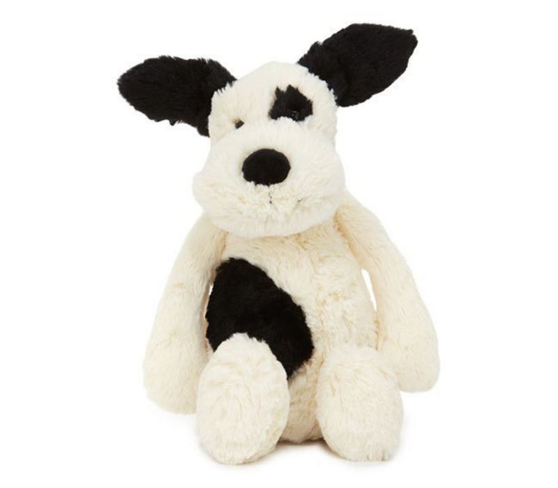 Bashful Black & Cream Puppy