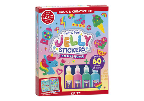 Klutz Paint & Peel Jelly Stickers: Glitter Goals!