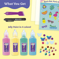 Paint & Peel Jelly Stickers: Glitter Goals!