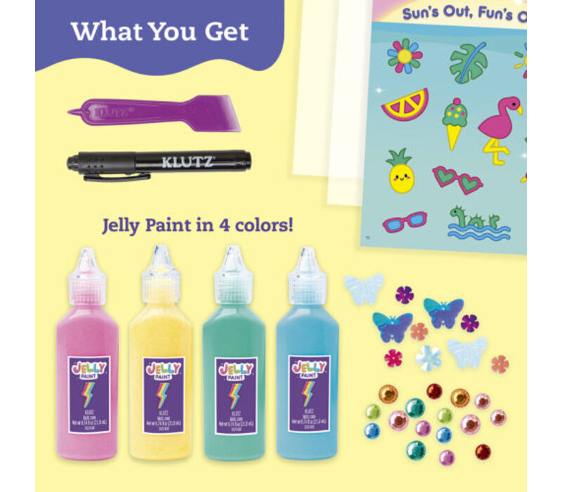 Paint & Peel Jelly Stickers: Glitter Goals!