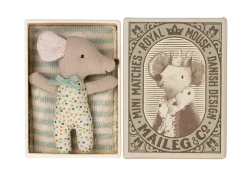 Maileg Baby Boy Mouse Sleepy/Wakey