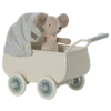Maileg Pram w/Baby Mouse