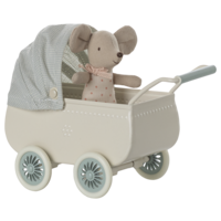 Pram w/Baby Mouse