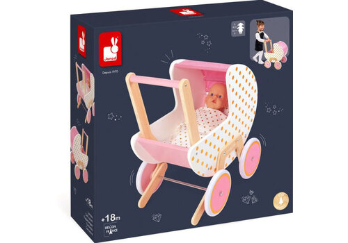 Janod Candy Chic - Doll'S Pram