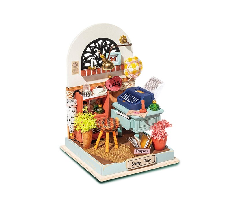 DIY Miniature House Kit: Record Mood