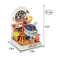 DIY Miniature House Kit: Record Mood