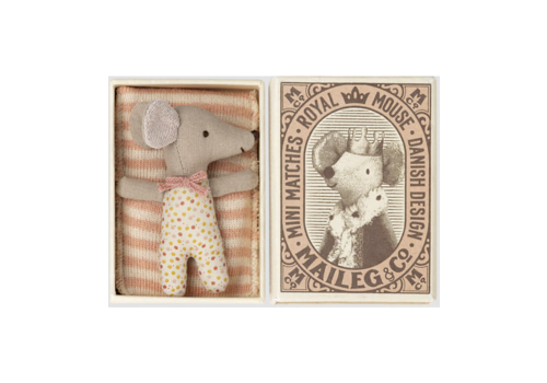 Maileg Baby Girl Mouse Sleepy/Wakey