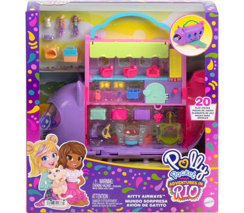 Polly Pocket: Adventures in Rio: Kitty Plane