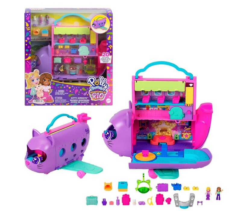 Polly Pocket: Adventures in Rio: Kitty Plane