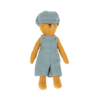 Maileg Teddy Junior w/Overalls & Cap