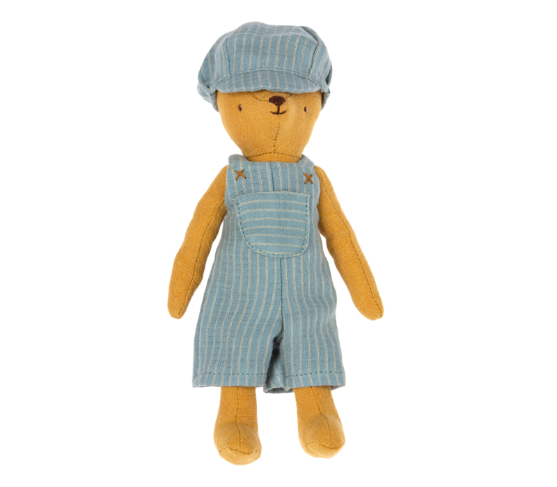 Teddy Junior w/Overalls & Cap