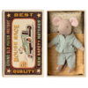 Maileg Little brother mouse, matchbox