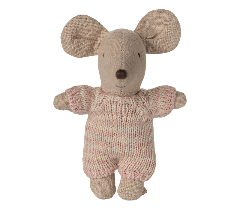 Baby mouse in carry cot: Rose