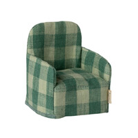 Mouse Folding Chair: Green Check