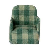 Mouse Folding Chair: Green Check