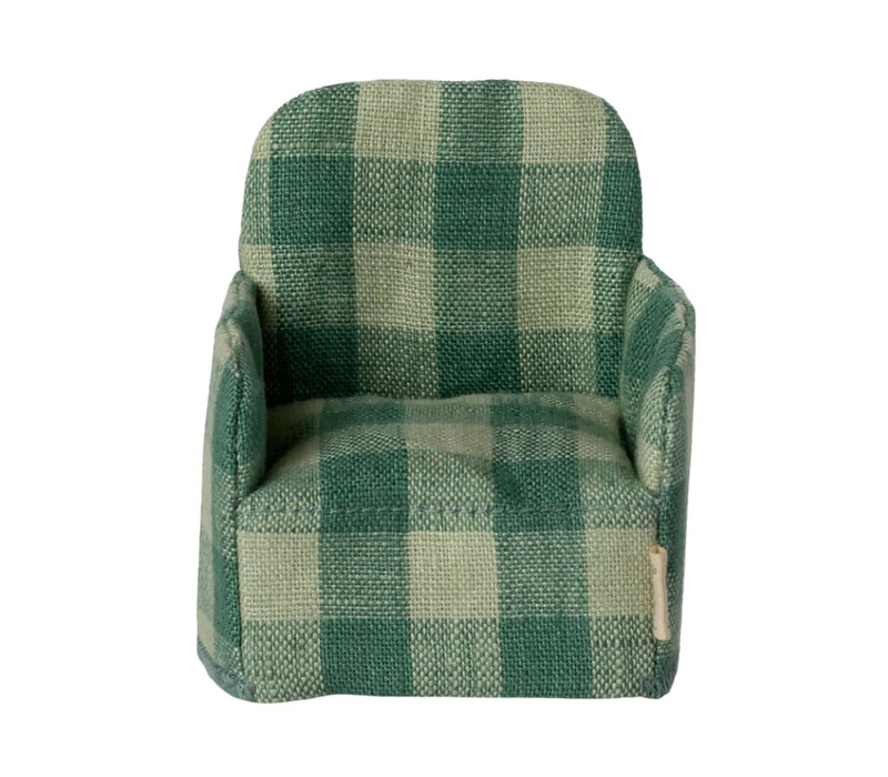 Mouse Folding Chair: Green Check