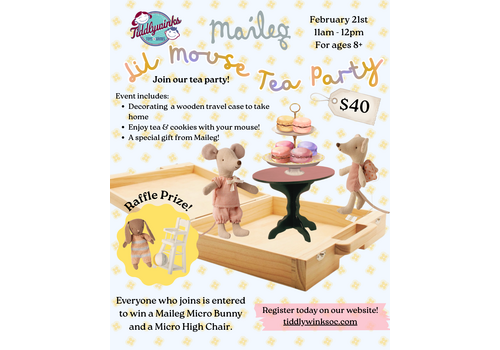 Maileg Event: Wood SuitCase