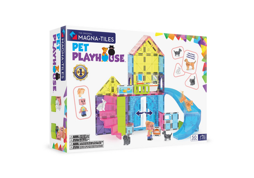 Magnatiles Pet Playhouse 50-Piece Set