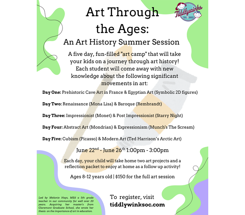 Art History Summer Session