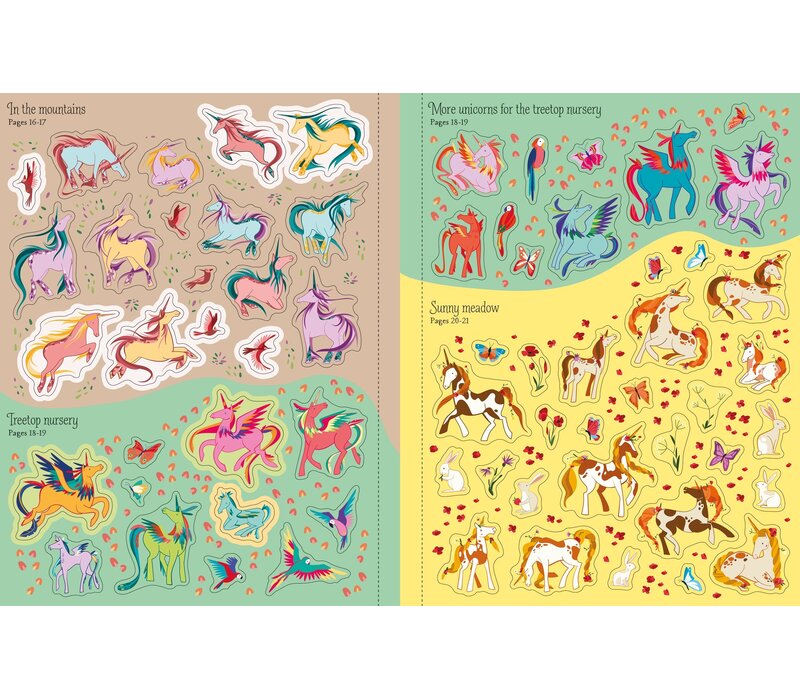 Unicorns Sticker Book