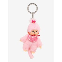 Monchhichi Cherry Blossom Keychain