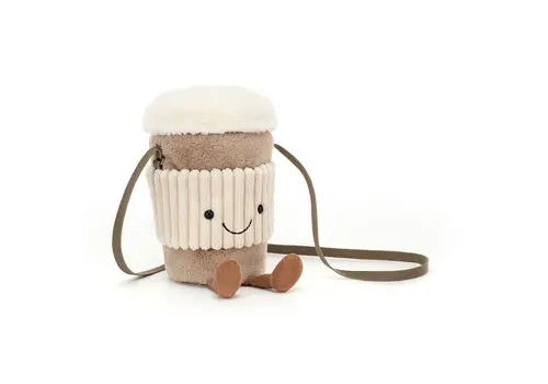 Jellycat Amuseables Perkle Coffee Shoulder Bag