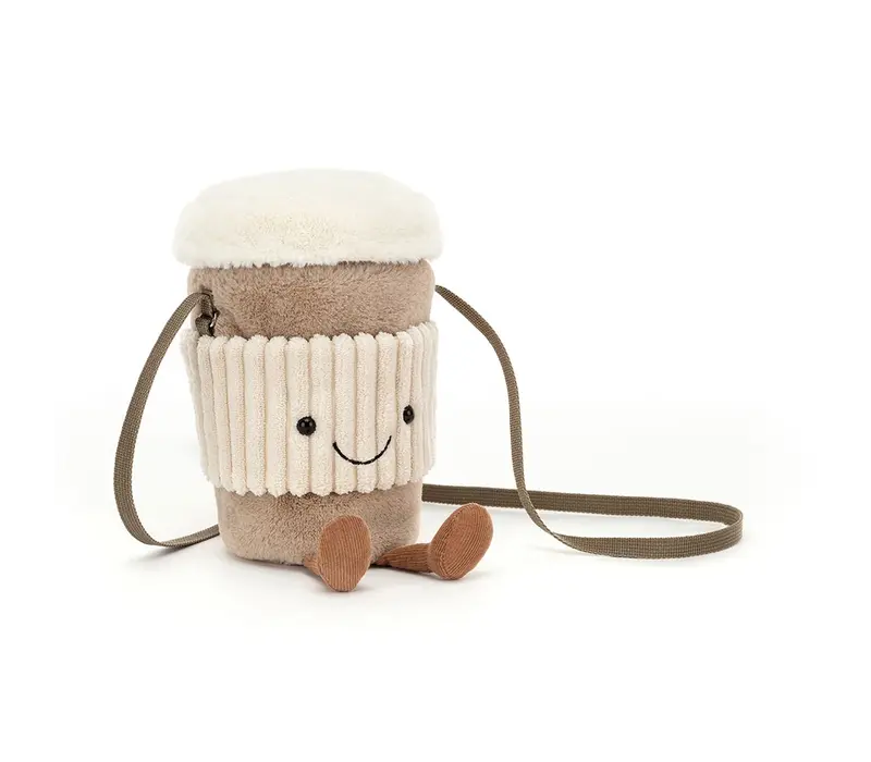Amuseables Perkle Coffee Shoulder Bag