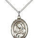 SS St. Rose of Lima Oval Medal / 24" Curb Chain
