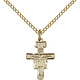 GF San Damiano Crucifix / 18" Curb Chain