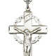SS Crucifix / 24" Curb Chain