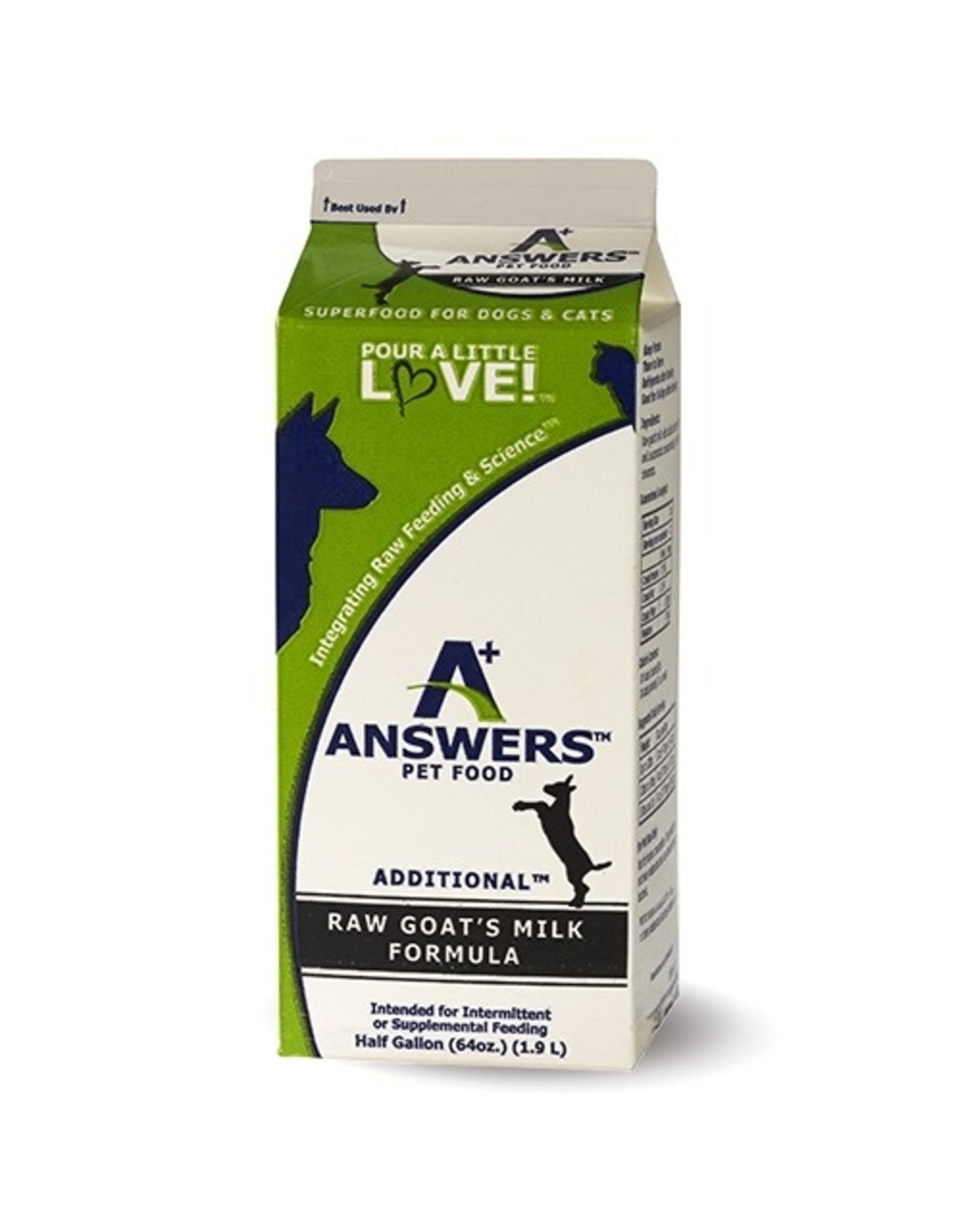 Answers Pet Food Answers Pet Food Raw Goat's Milk