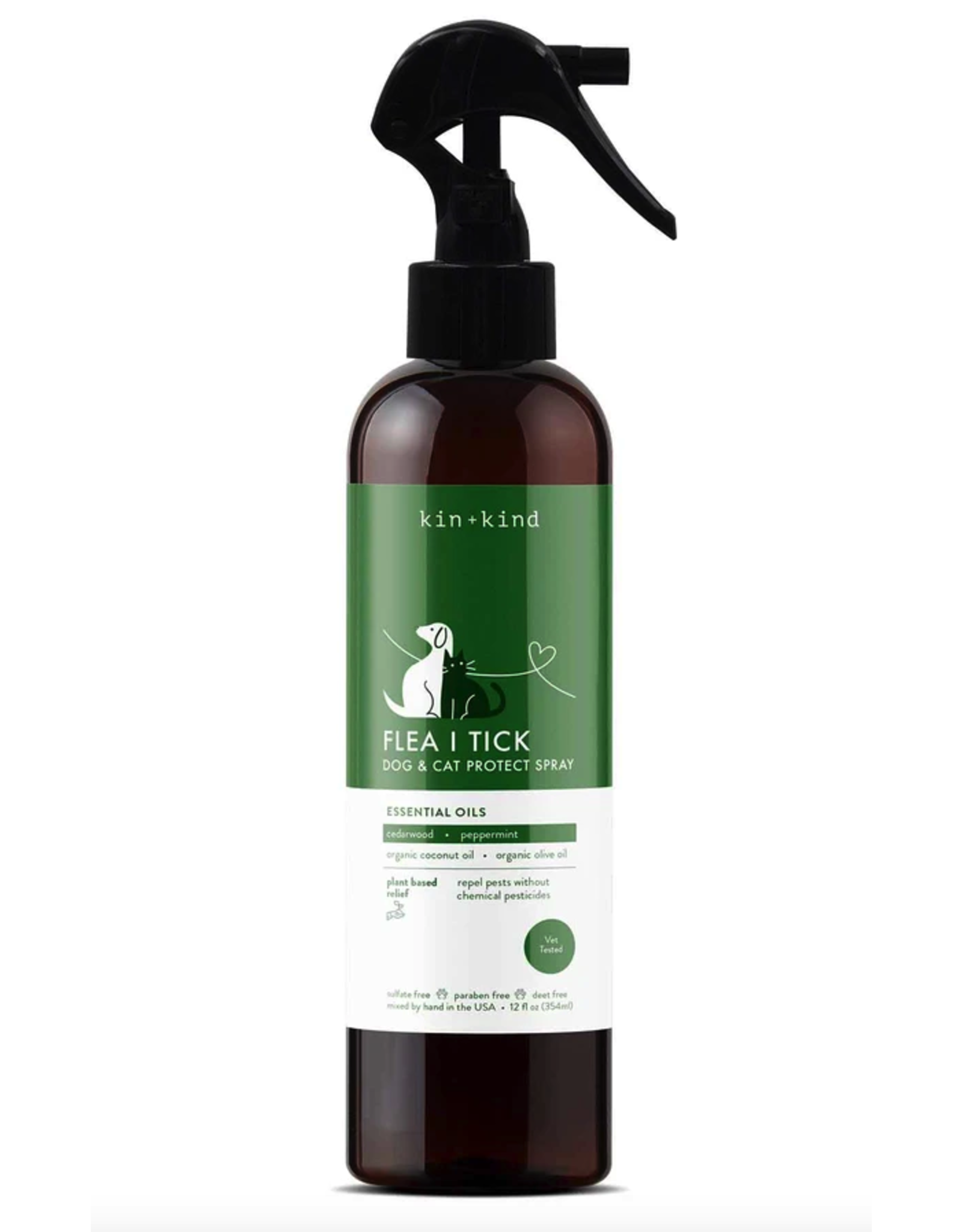 Kin and Kind Kin and Kind Flea Tick Spray Lemongrass 12oz