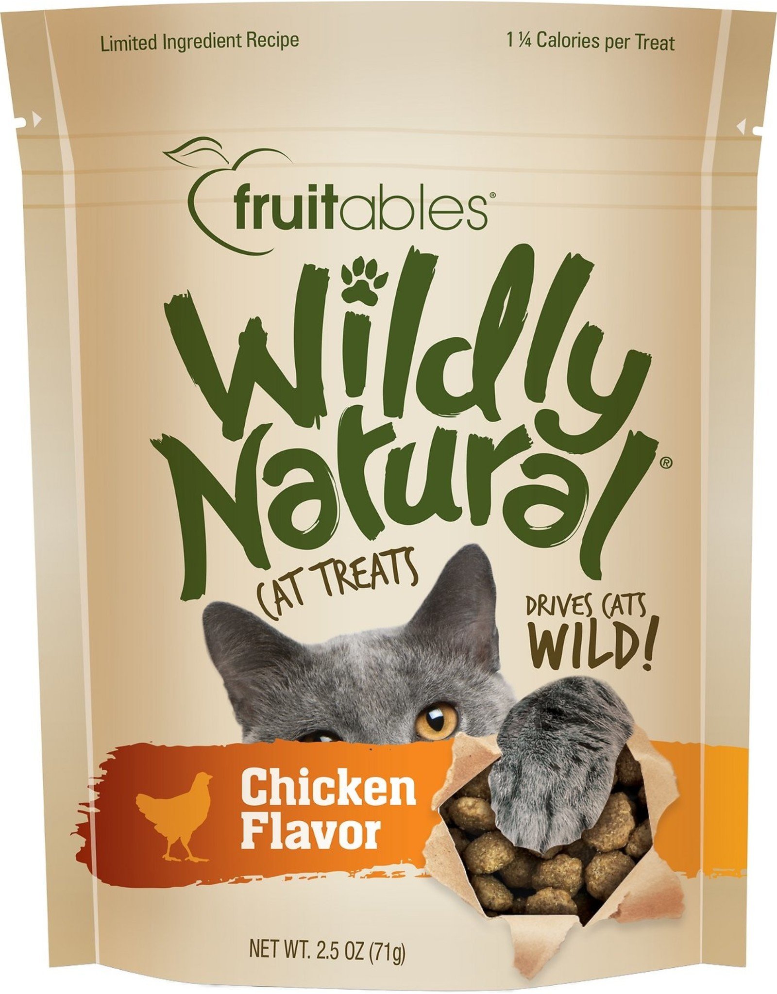 Fruitables Fruitables Wildly Natural Cat Treats 2.5oz
