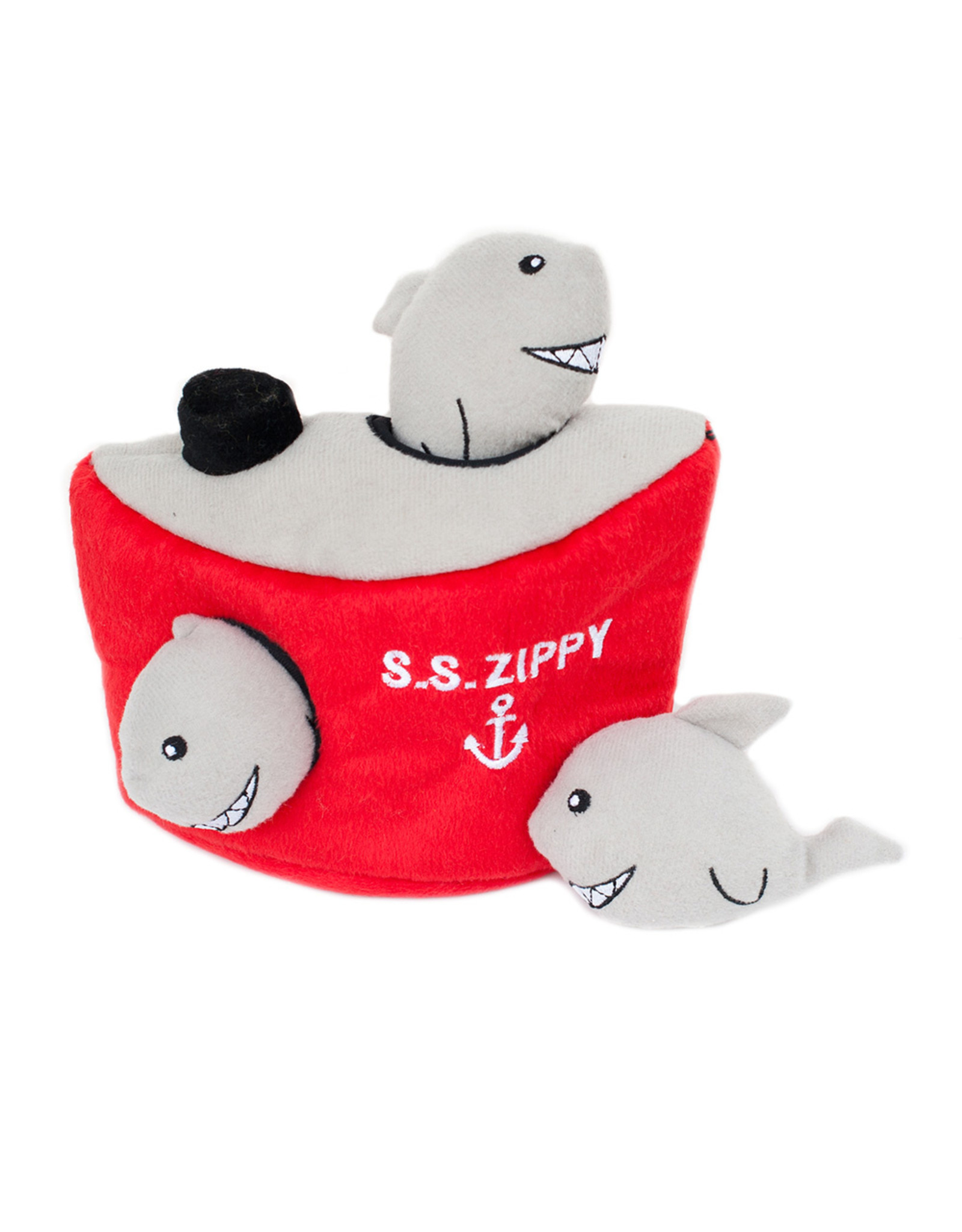 Zippy Paws Zippy Paws Burrow Shark N Ship
