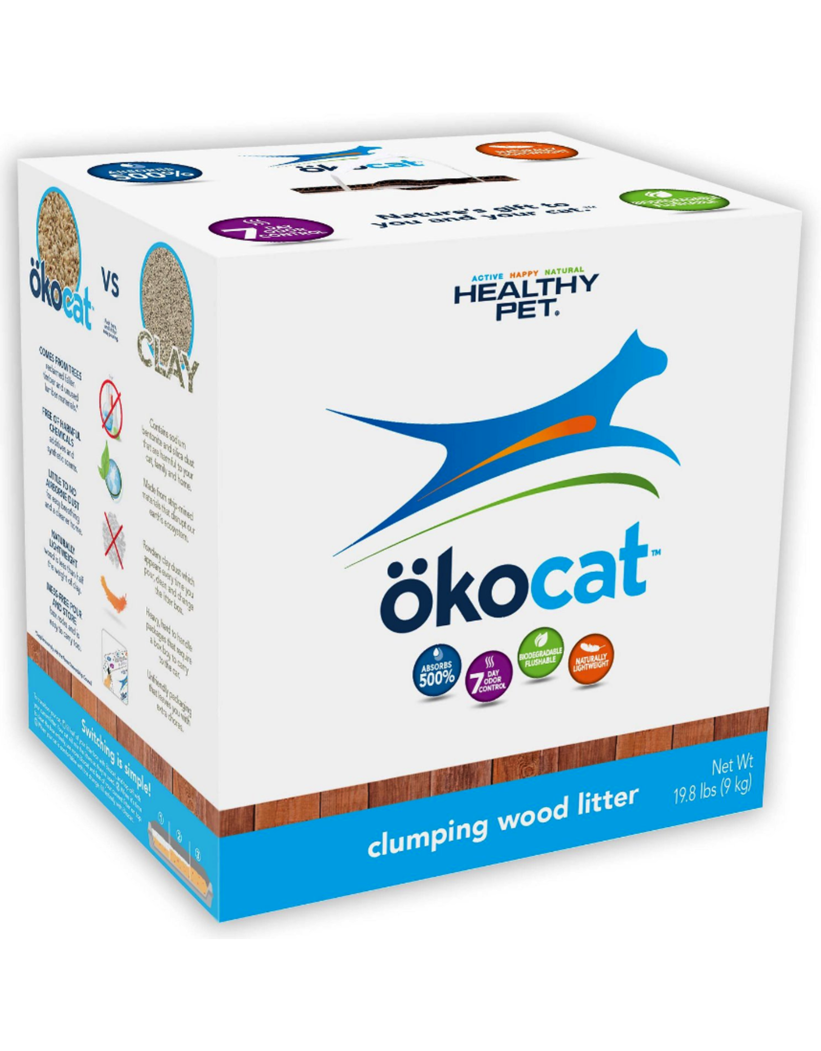 Healthy Pet Healthy Pet okocat Clumping Wood Litter