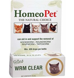 Homeopet Homeopet Cat Wrm Clear 15ml