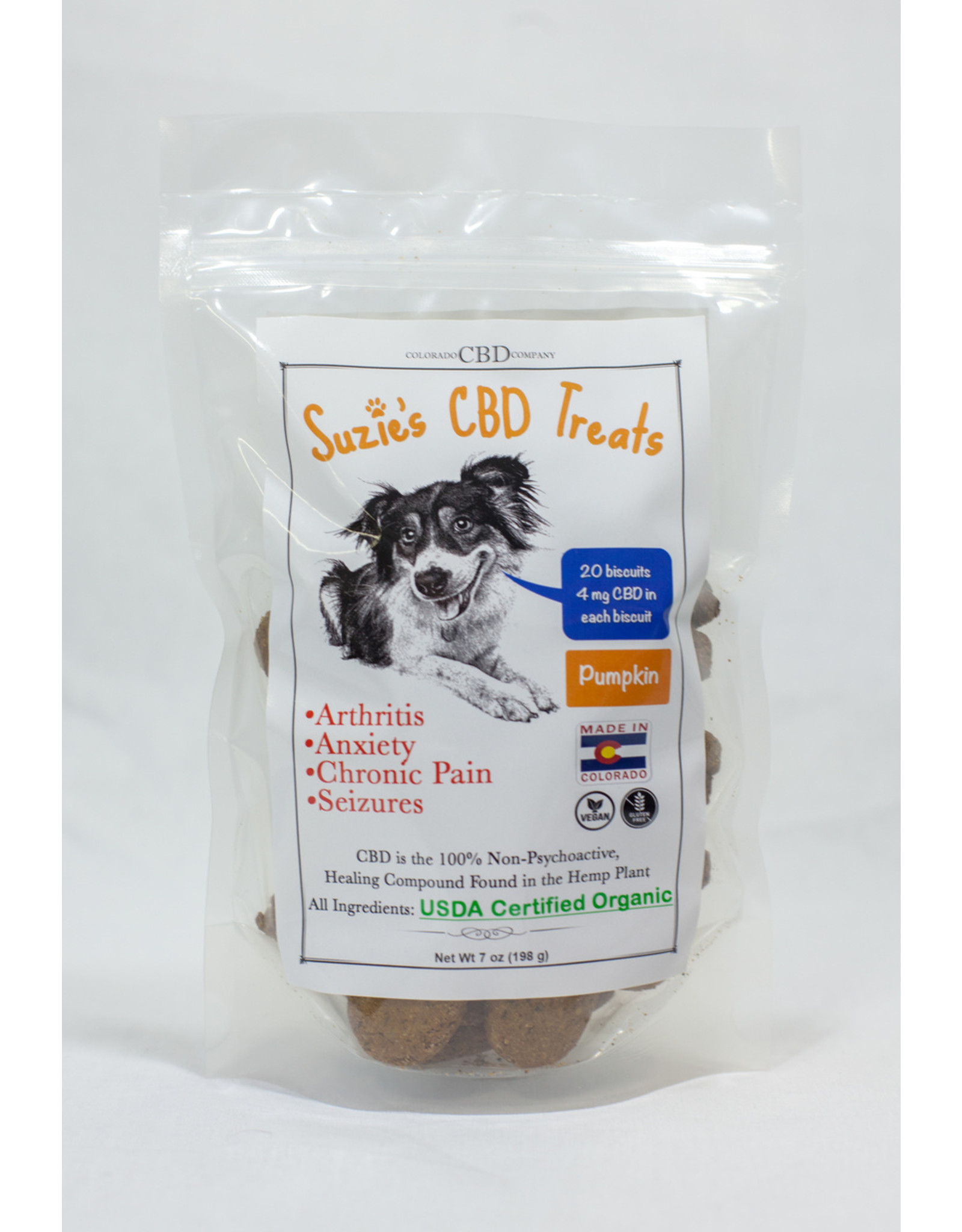 Suzie's Pet Treats Suzie's CBD Treats Pumpkin 7oz