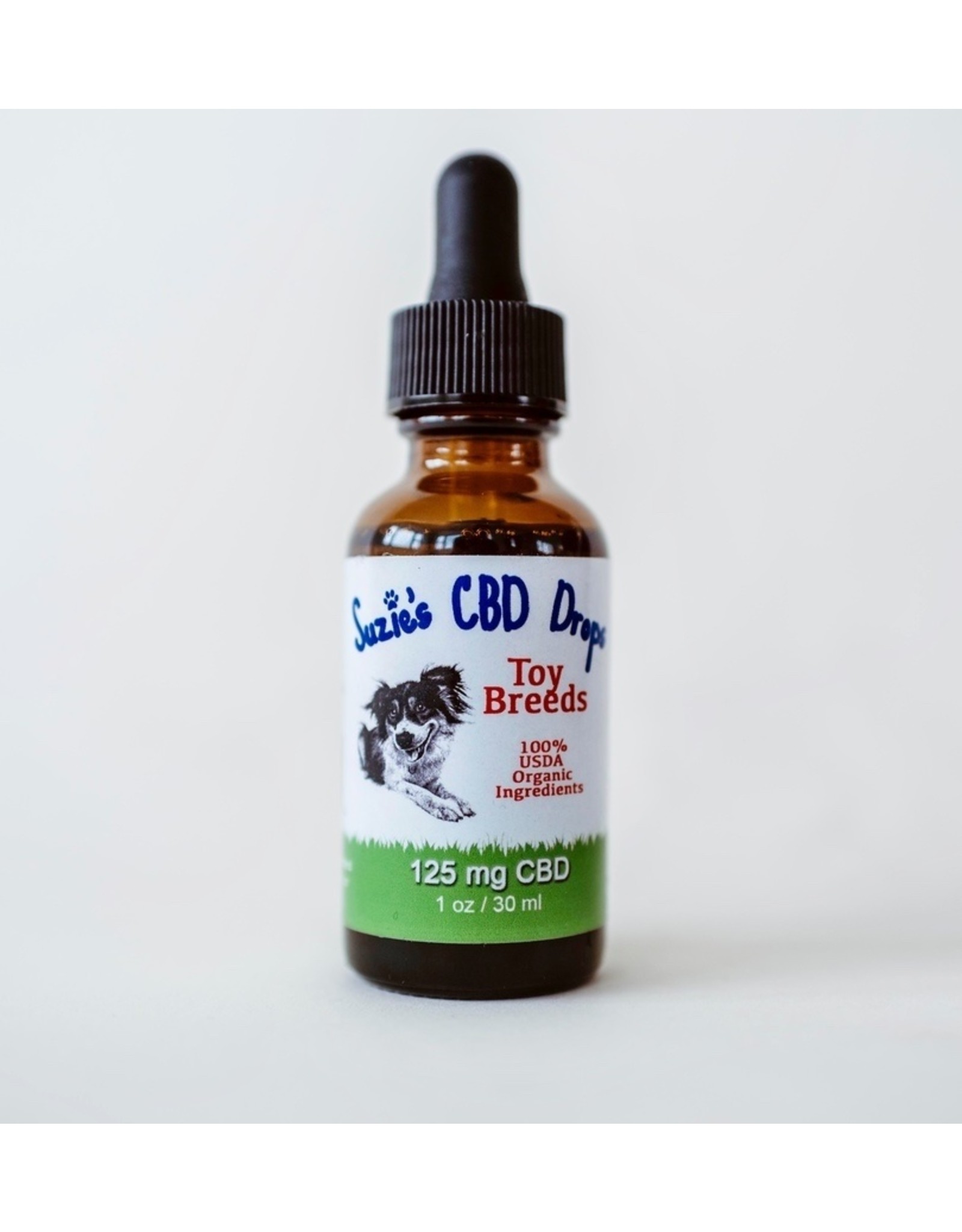 Suzie's Pet Treats Suzie's CBD Drops 125mg Toy Breeds 1oz