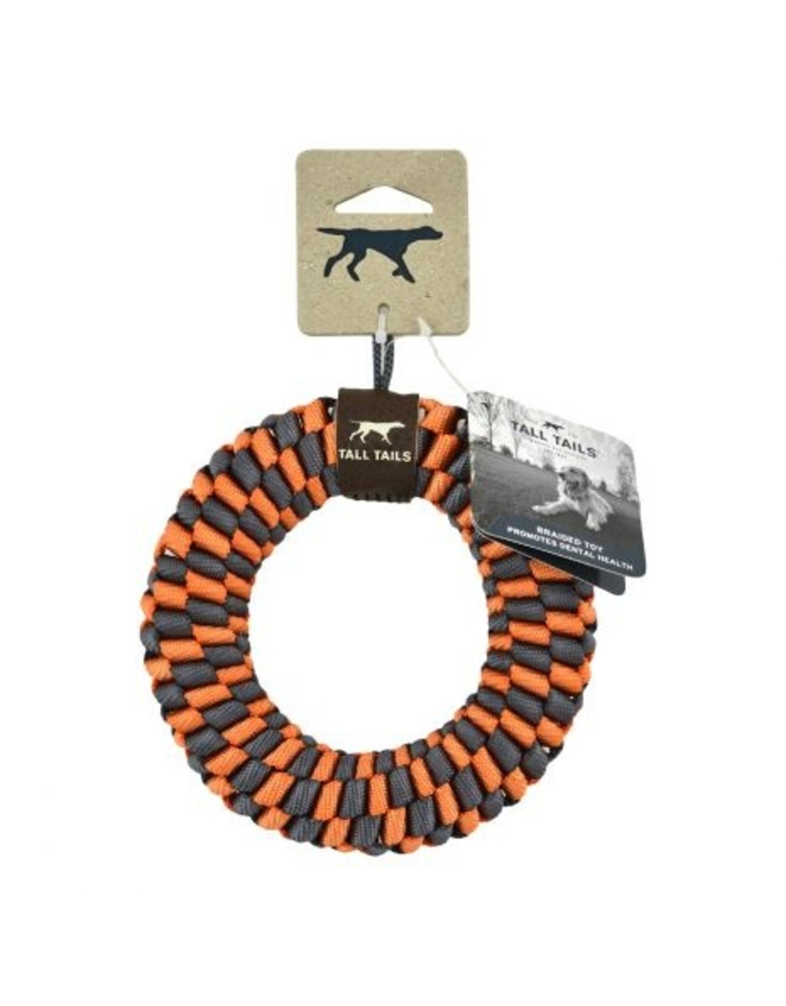 Tall Tails Tall Tails Braided Ring Orange 6"