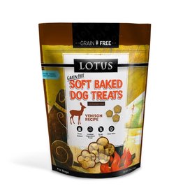 Lotus Pet Food Lotus Dog Soft Baked Venison Treats 10oz