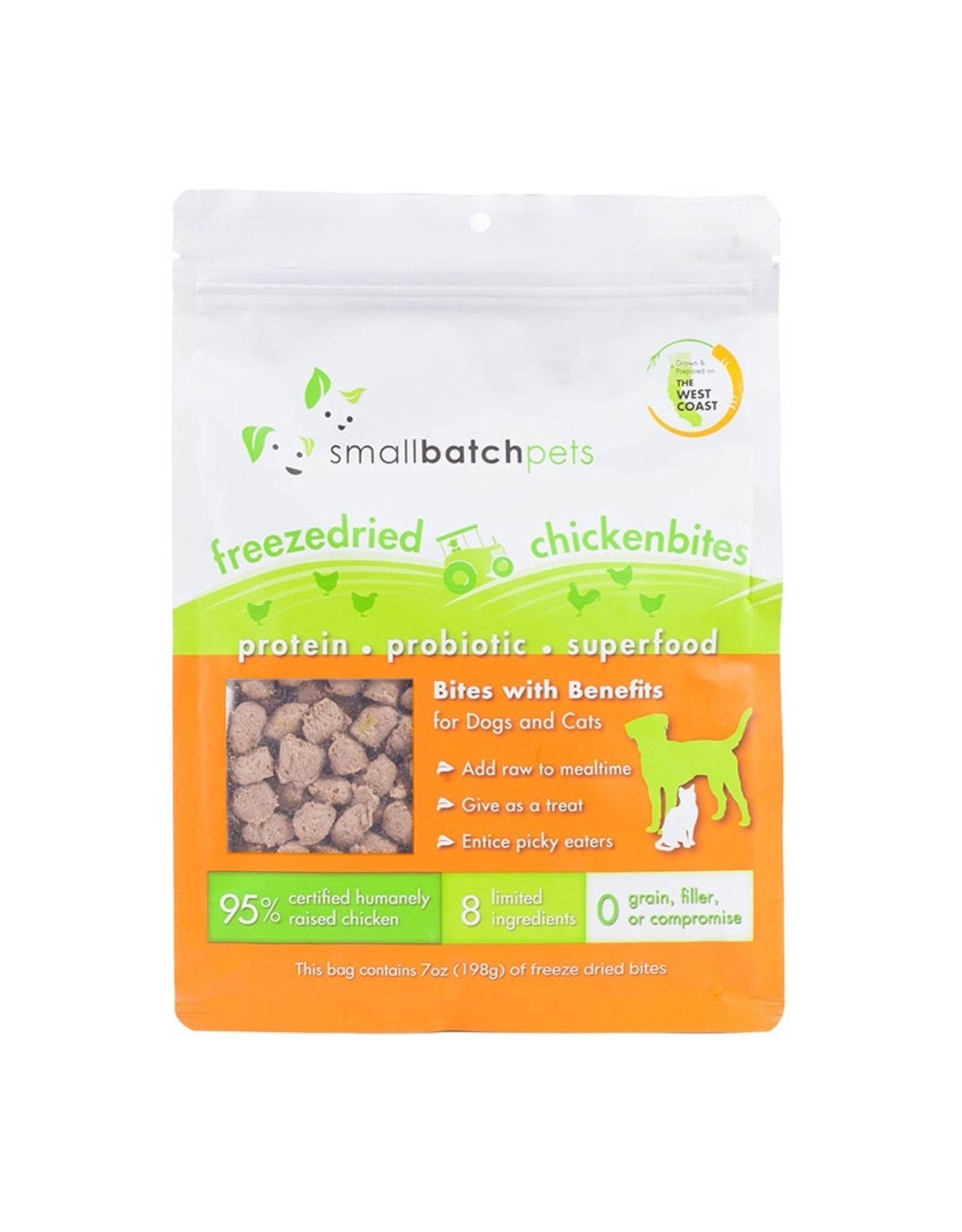 SmallBatch Pets SmallBatch Freeze Dried Chicken Bites 7oz